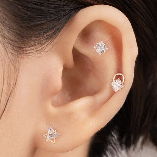 14K (58.5%) SOLID GOLD SIMM PIERCING