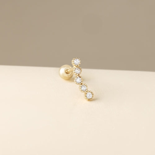 14K (58.5%) SOLID GOLD XAVIA PIERCING
