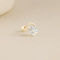 14K (58.5%) SOLID GOLD SIMM PIERCING