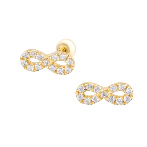 14K (58.5%) SOLID GOLD INFINITY PIERCING
